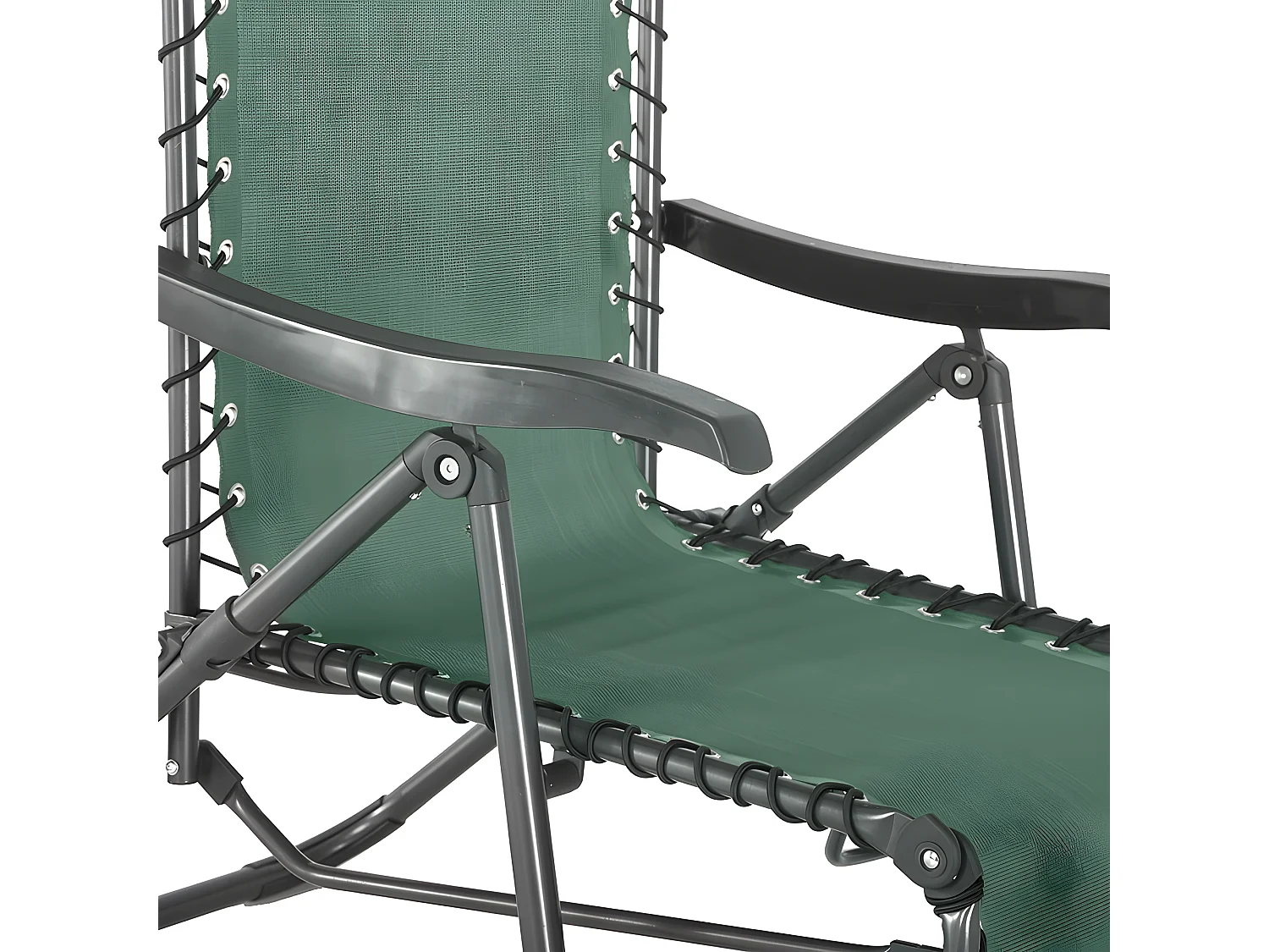 Fauteuil détente d'extérieur Hespéride Silos vert olive