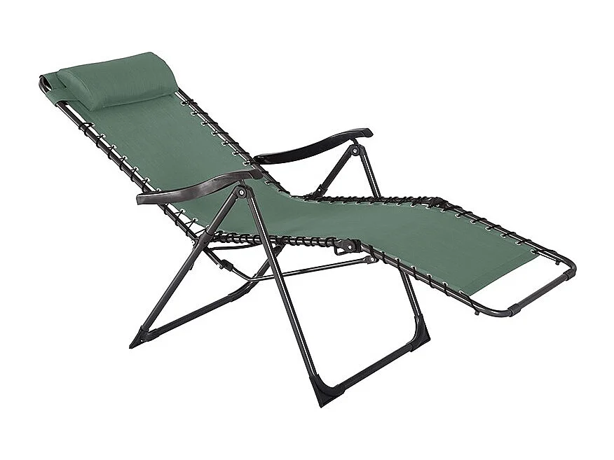 Fauteuil détente d'extérieur Hespéride Silos vert olive