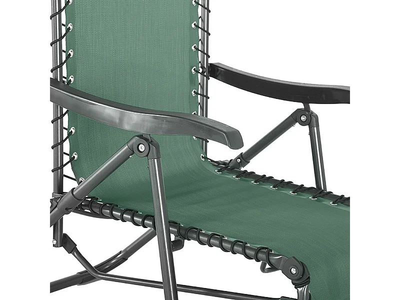 Fauteuil détente d'extérieur Hespéride Silos vert olive