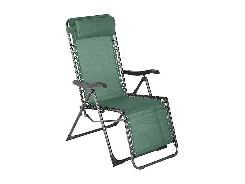 Fauteuil détente d'extérieur Hespéride Silos vert olive - Olive