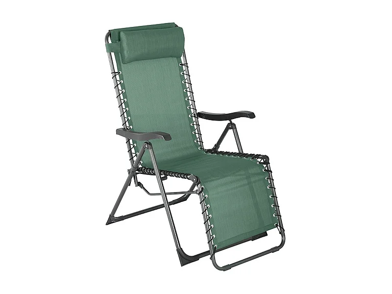 Fauteuil détente d'extérieur Hespéride Silos vert olive