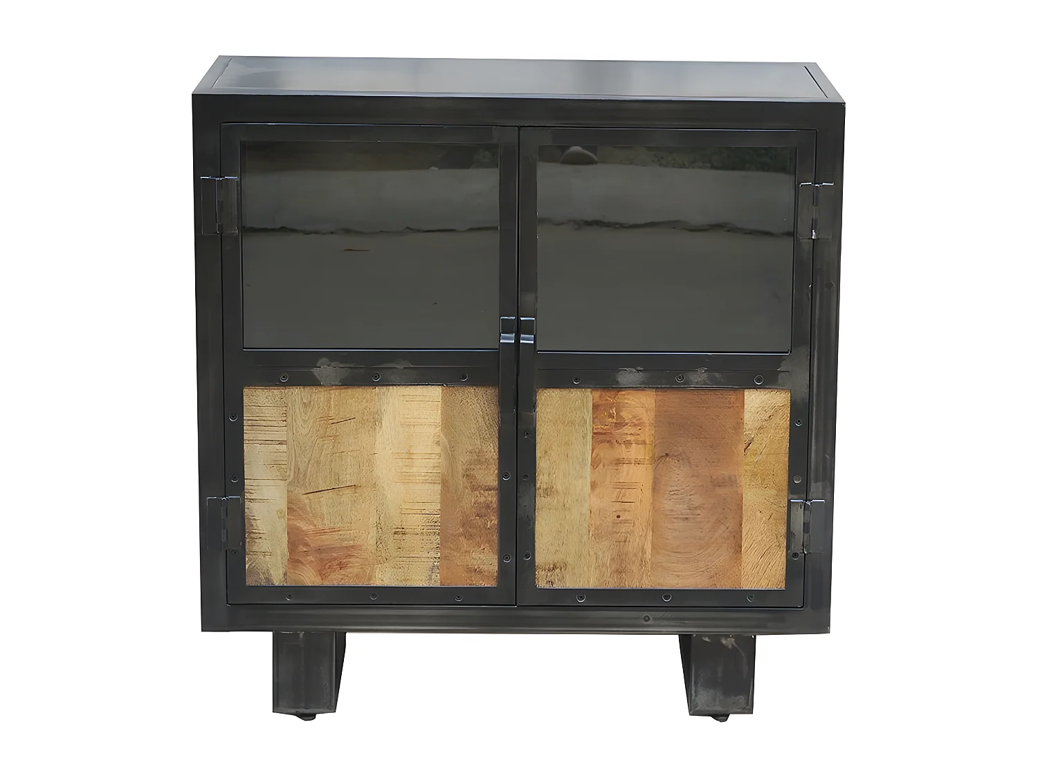 Buffet métal et bois Jodhpur 2 portes