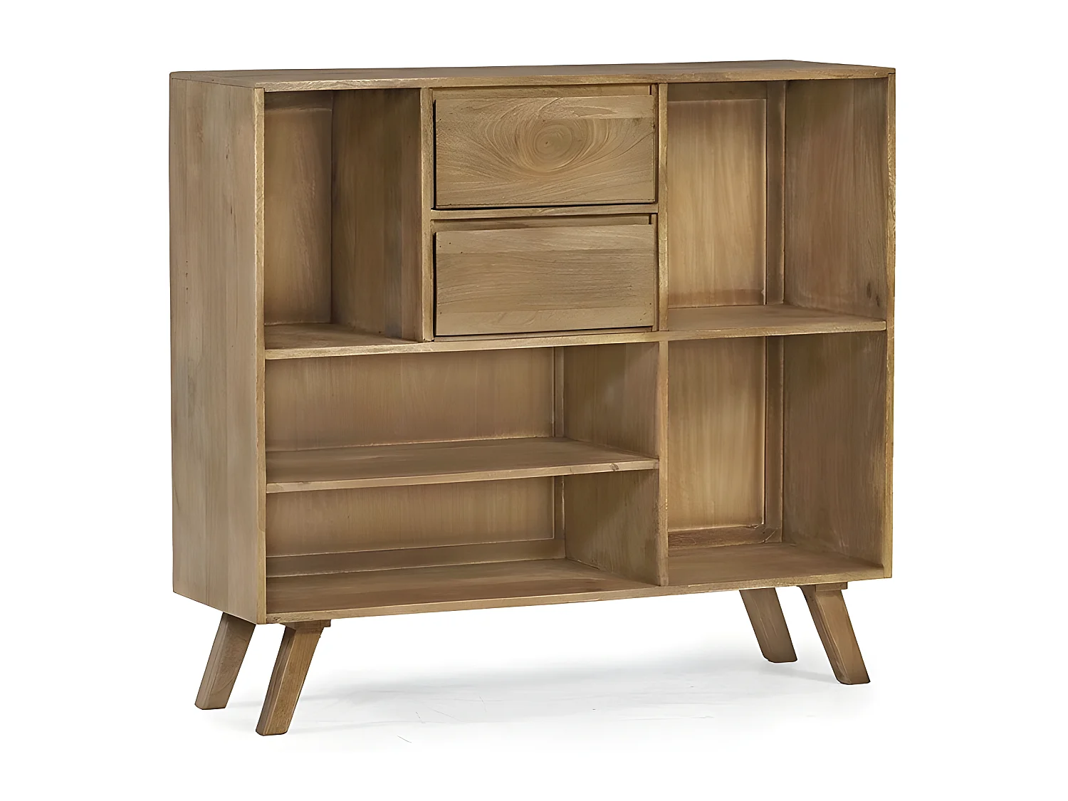 Buffet en bois 2 tiroirs 5 niches Classic