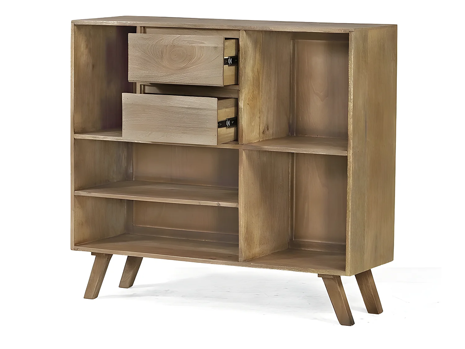 Buffet en bois 2 tiroirs 5 niches Classic