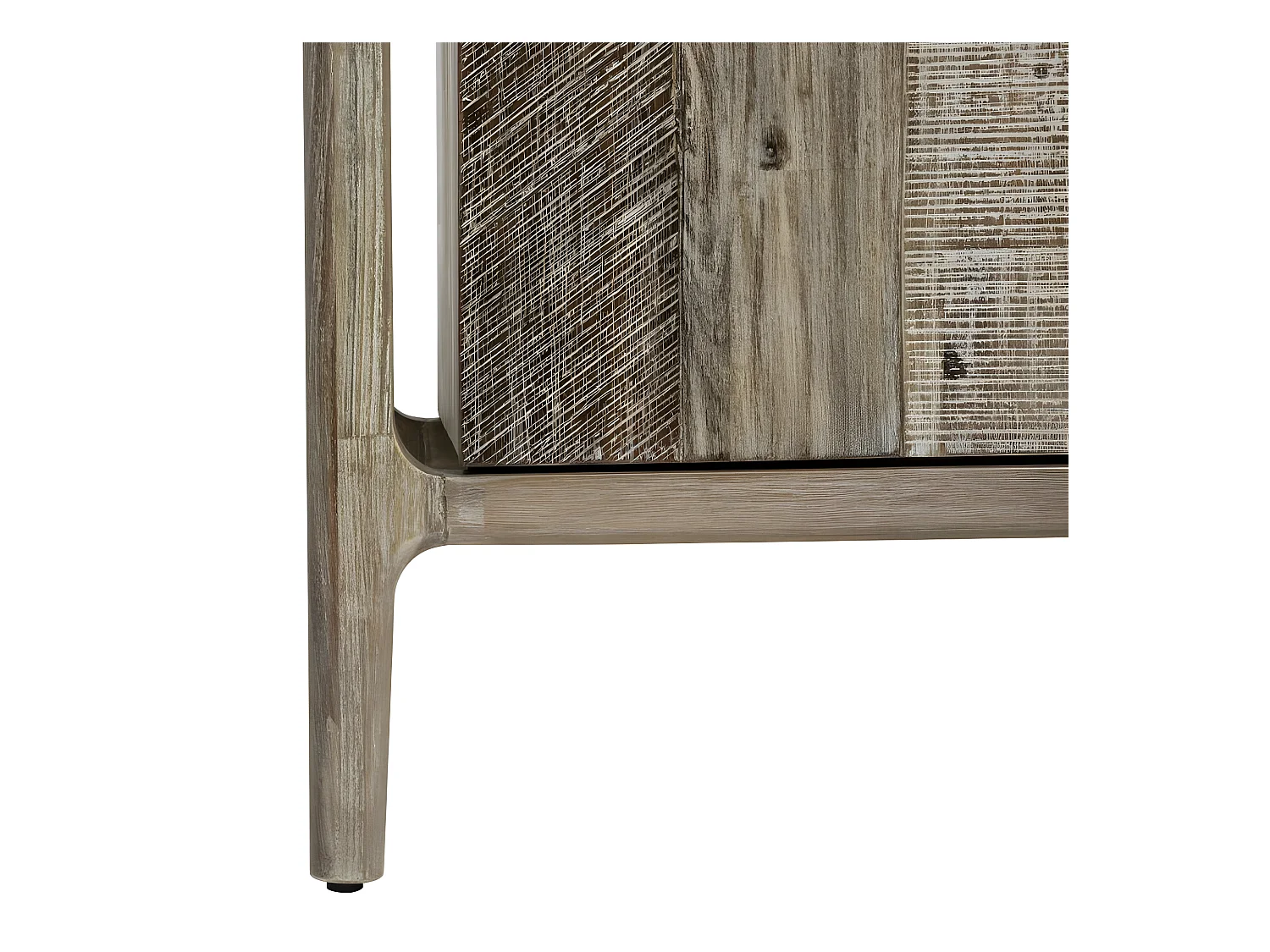 Buffet 3 Portes en Bois "Banila" 160cm Naturel