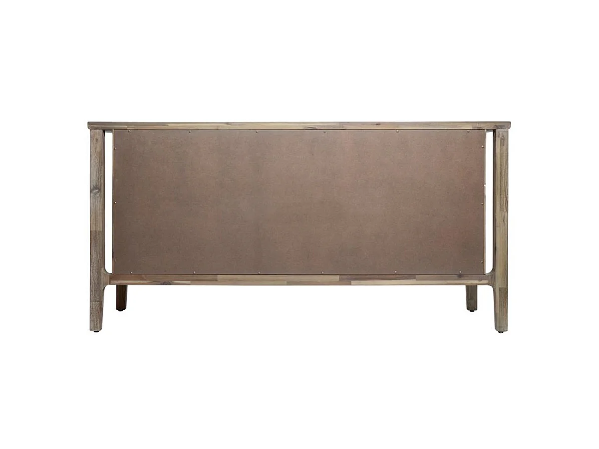 Buffet 3 Portes en Bois "Banila" 160cm Naturel