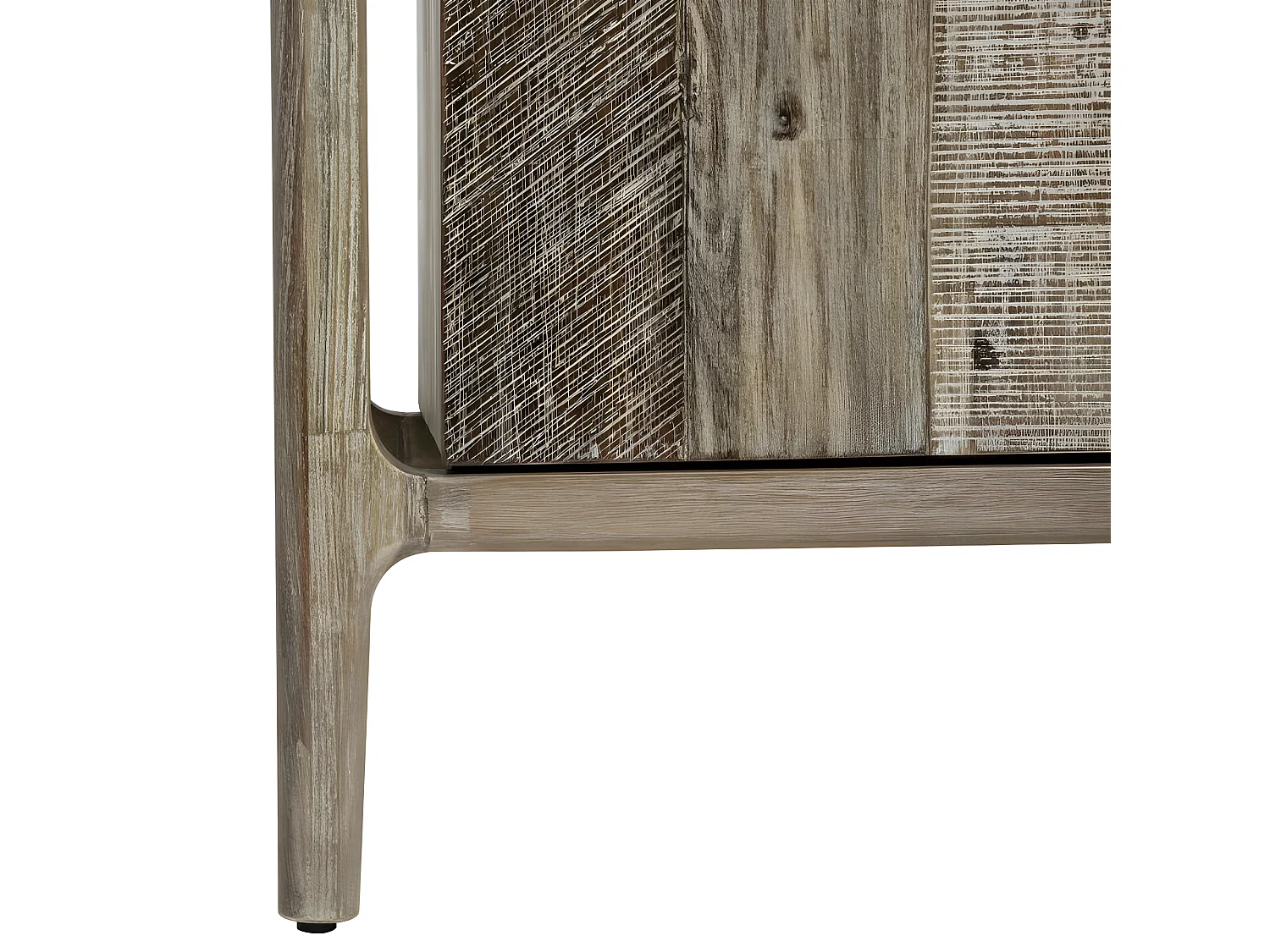 Buffet 3 Portes en Bois "Banila" 160cm Naturel