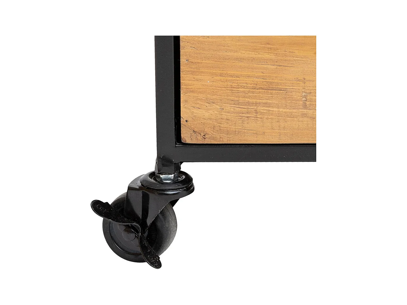 Chiffonnier Design 5 Tiroirs "Baris" 87cm Noir