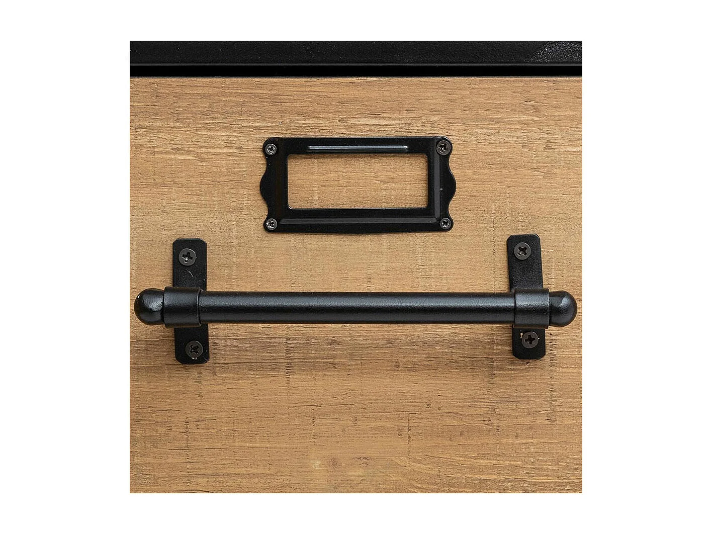 Chiffonnier Design 5 Tiroirs "Baris" 87cm Noir