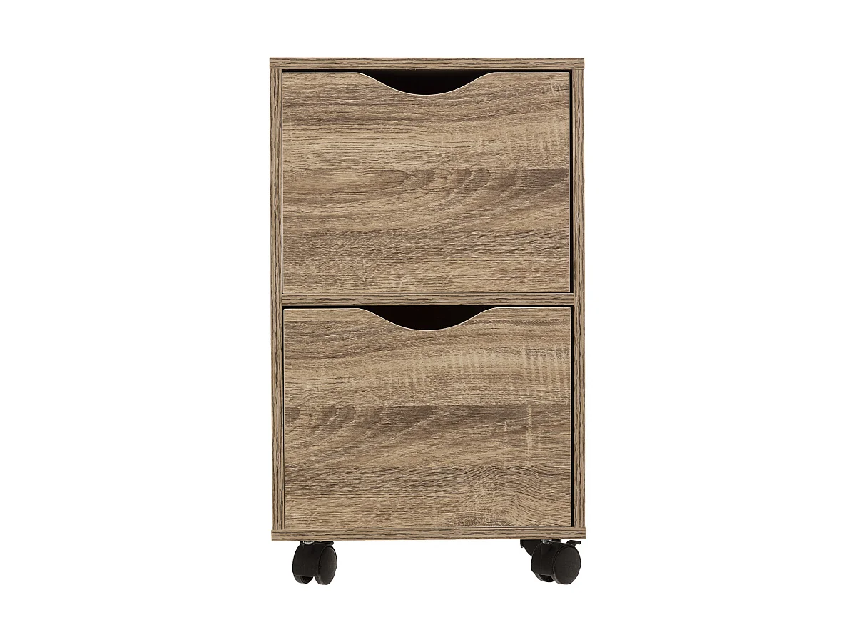 Tour de Rangement "2 Tiroirs" 56cm Naturel