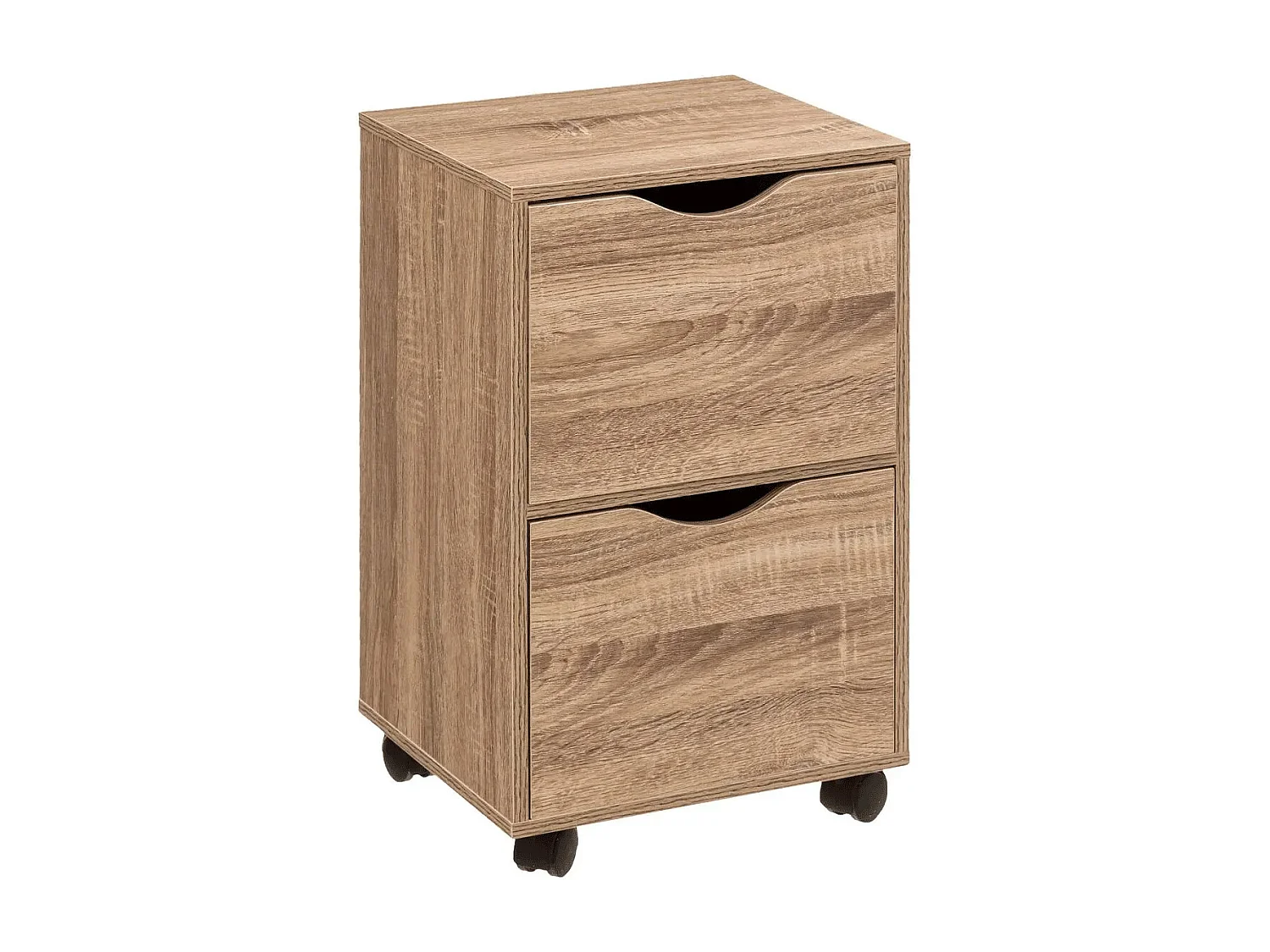 Tour de Rangement "2 Tiroirs" 56cm Naturel
