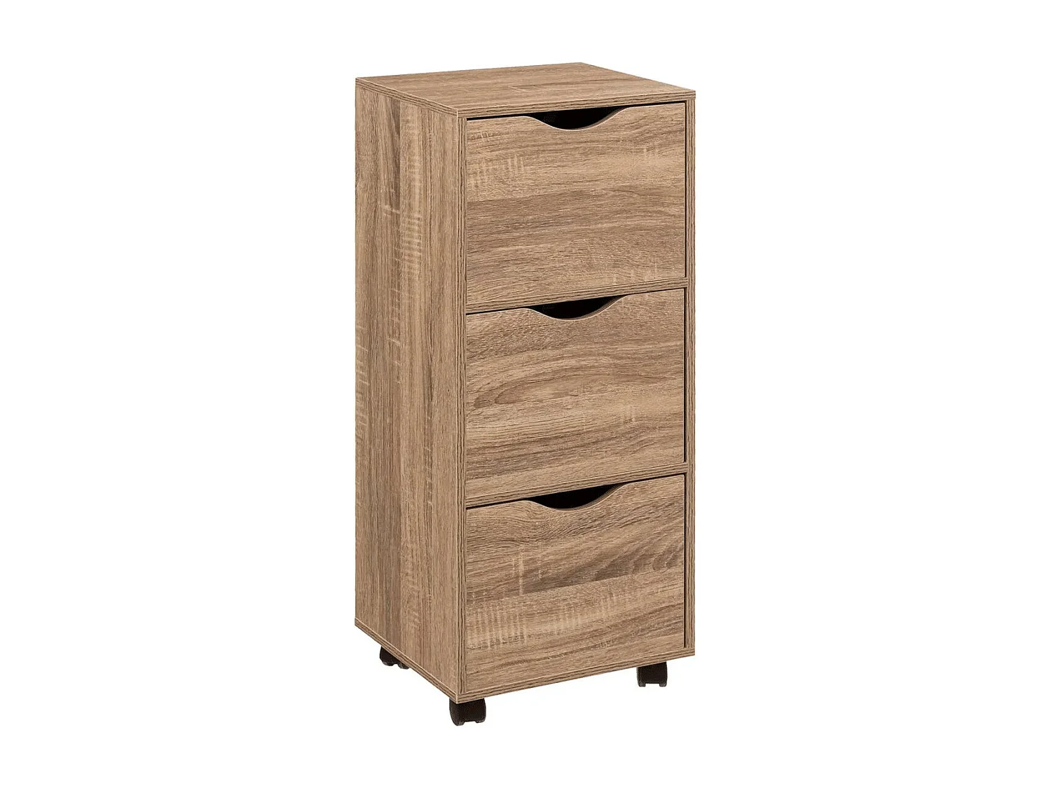 Tour de Rangement "3 Tiroirs" 80cm Naturel