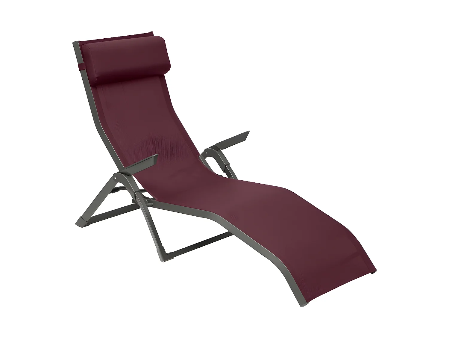 Transat 2 positions bordeaux / graphite Decima Hespéride