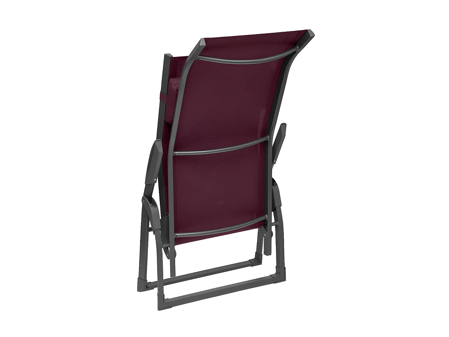 Transat 2 positions bordeaux / graphite Decima Hespéride