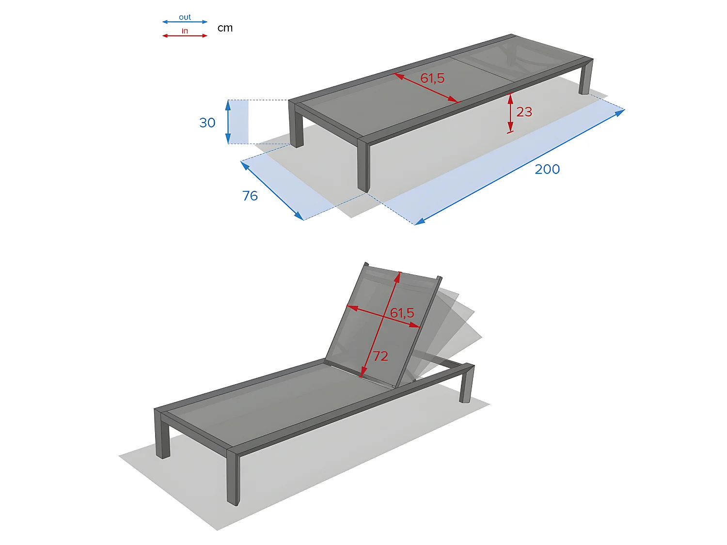 Transat Evasion anthracite/graphite Hespéride