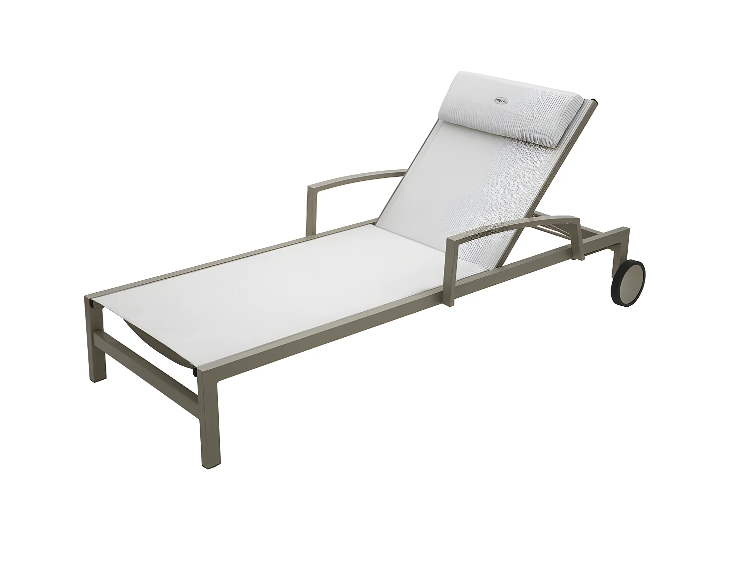 Transat Ocala inclinable noisette/tonka Hespéride