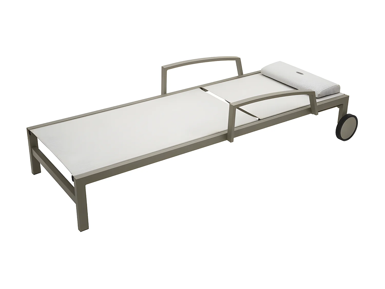 Transat Ocala inclinable noisette/tonka Hespéride