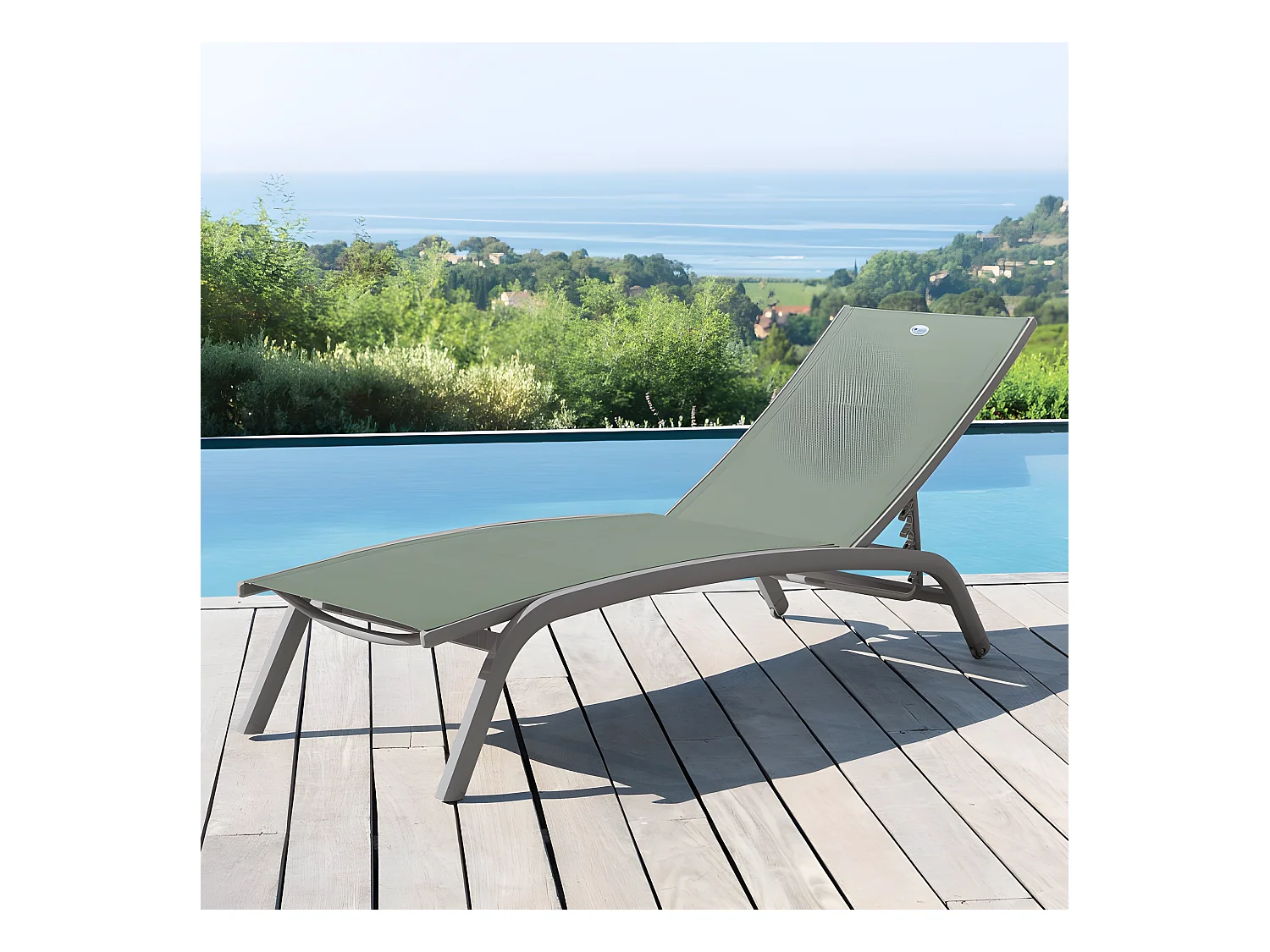 Transat Bonao vert olive/graphite Hespéride