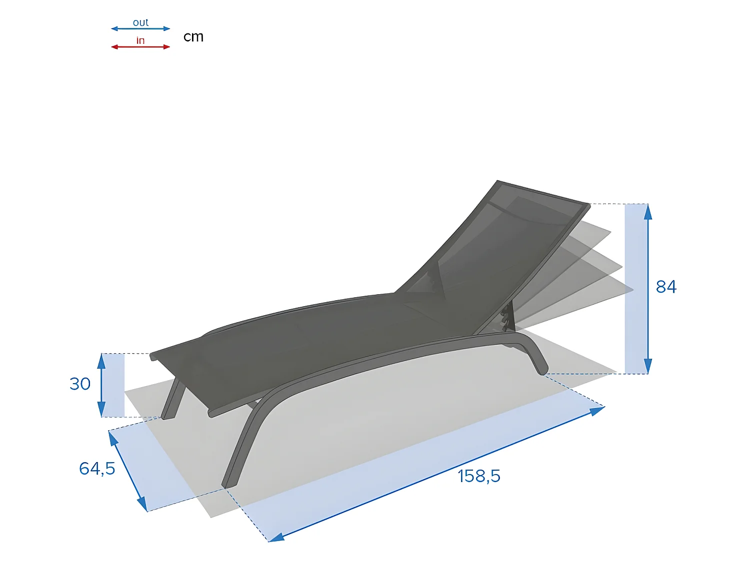 Transat Bonao bordeaux/graphite Hespéride