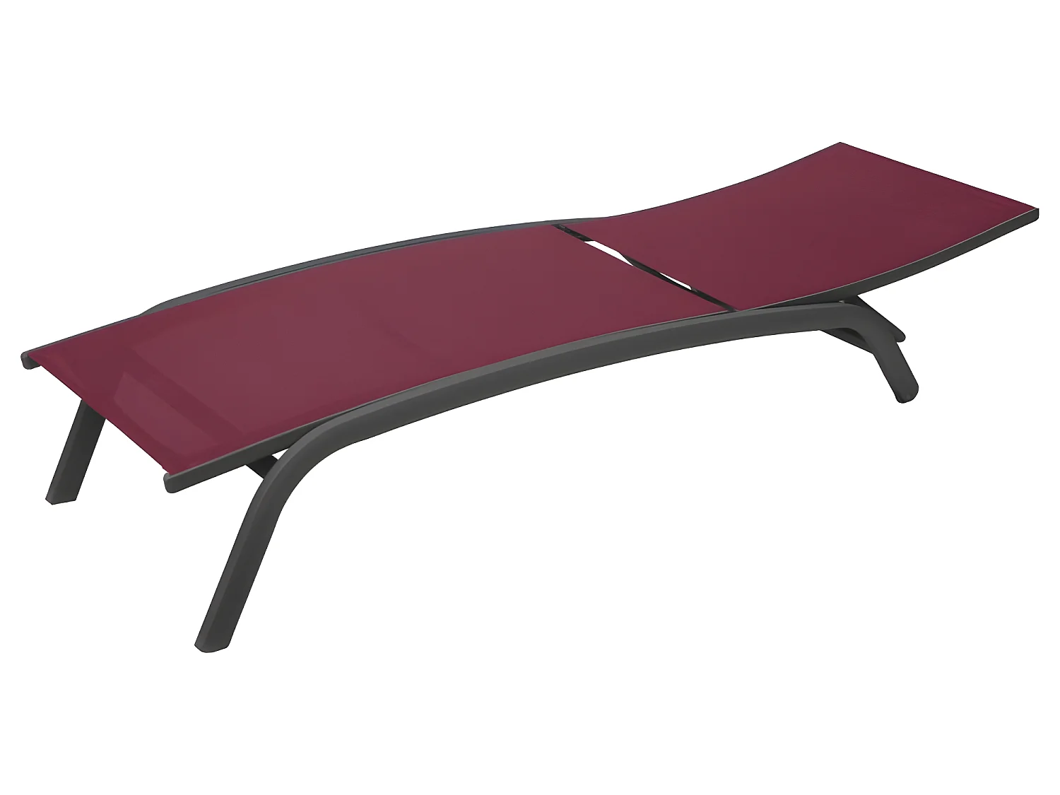 Transat Bonao bordeaux/graphite Hespéride