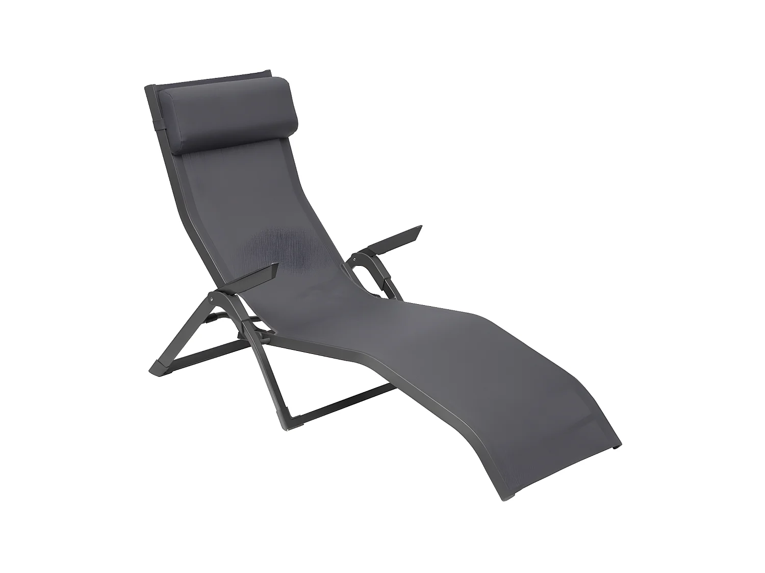 Transat 2 positions ardoise / quartz Decima Hespéride