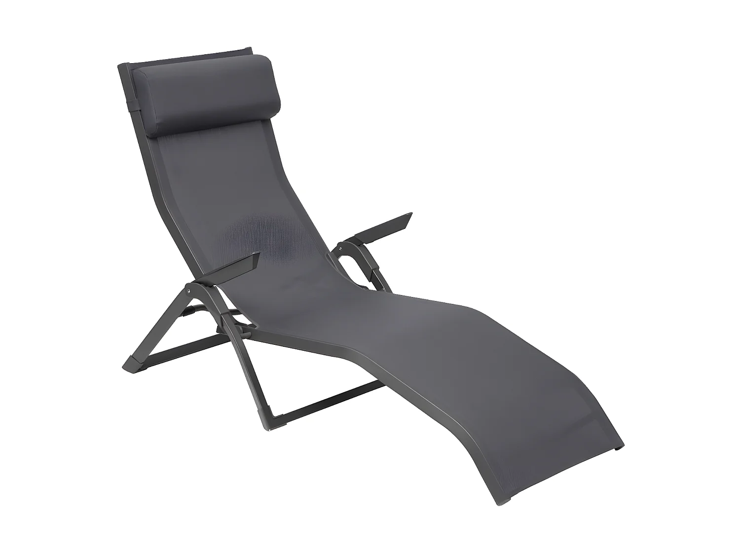 Transat 2 positions ardoise / quartz Decima Hespéride