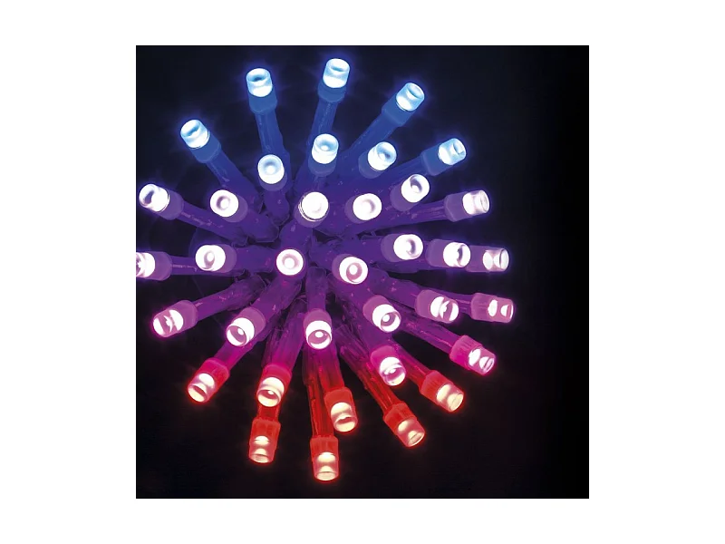 Guirlande contrôle à distance 500 LED 50 mètres variation de couleurs