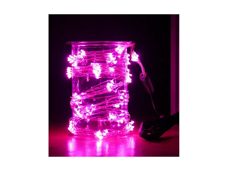 Guirlande copper cascade 700 LED roses