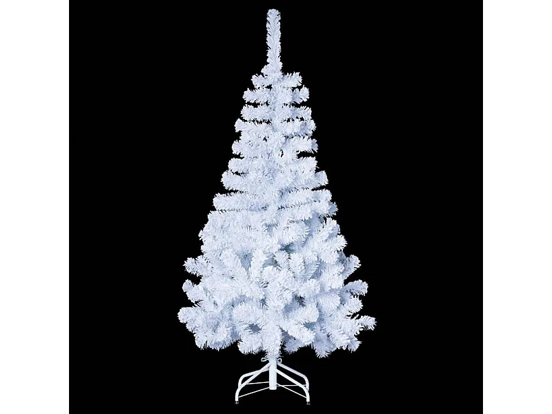 Sapin 150 cm blanc 100% floqué