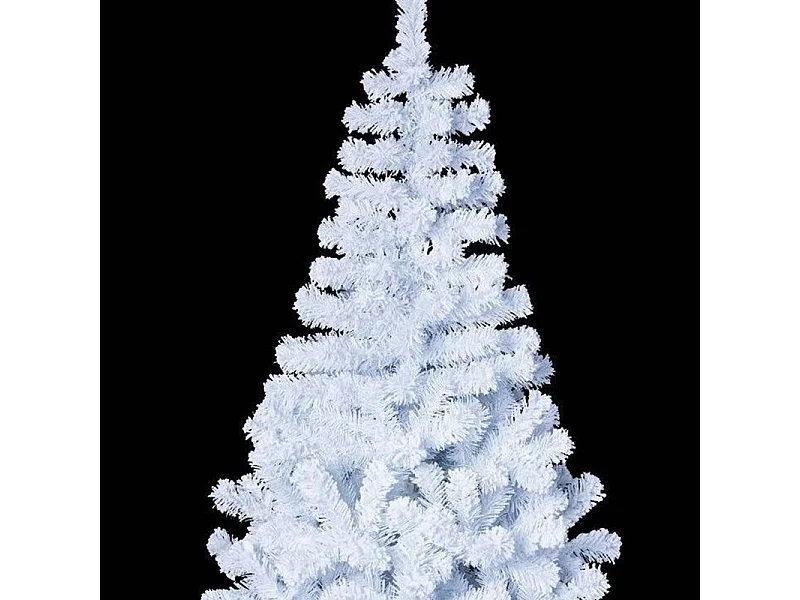 Sapin 150 cm blanc 100% floqué