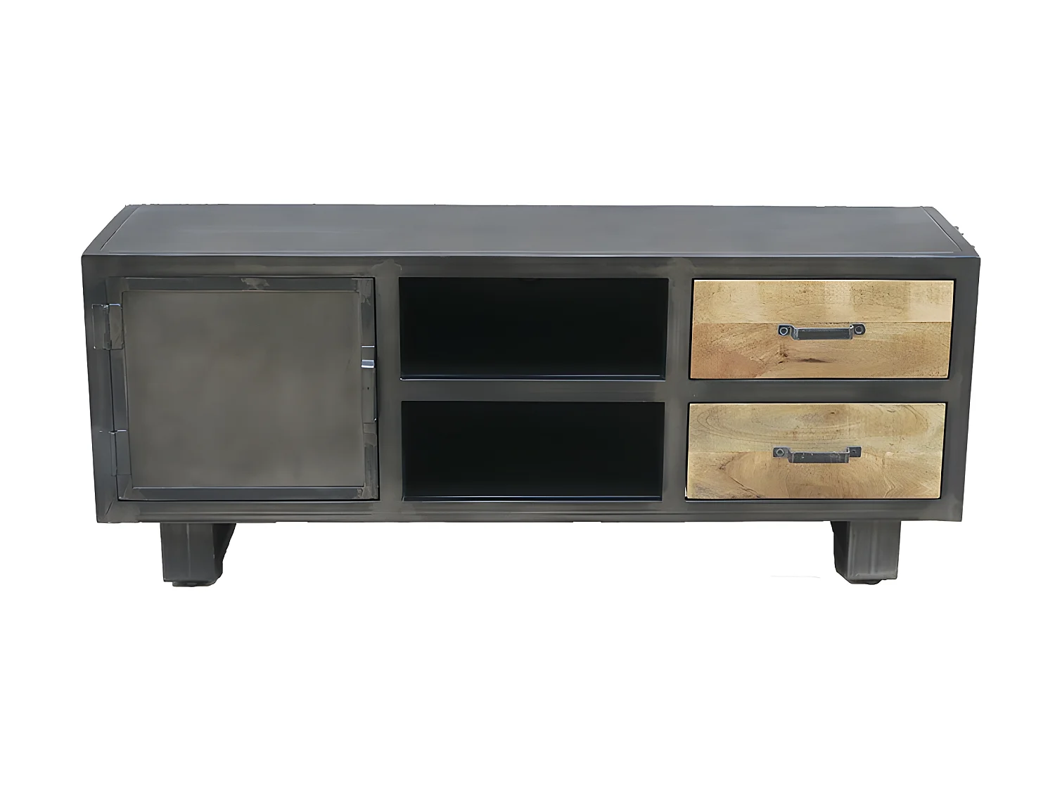 Meuble TV métal et bois Jodhpur 150 cm