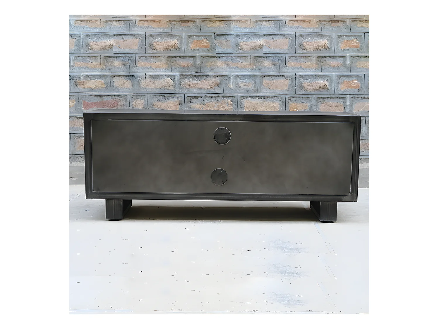 Meuble TV métal et bois Jodhpur 150 cm