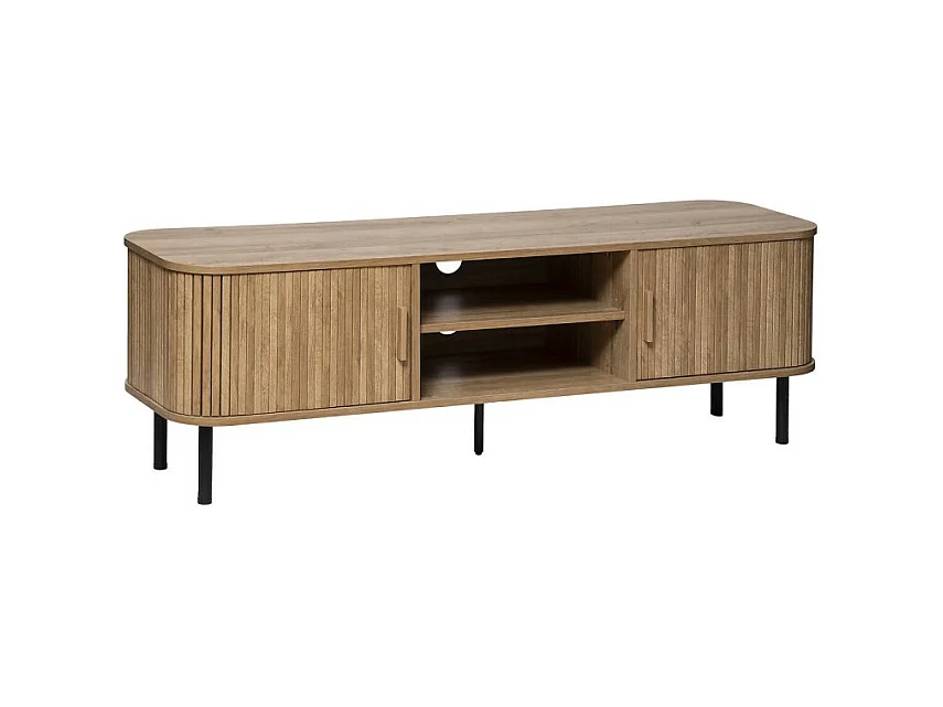 Meuble TV 2 Portes "Colva" 140cm Beige