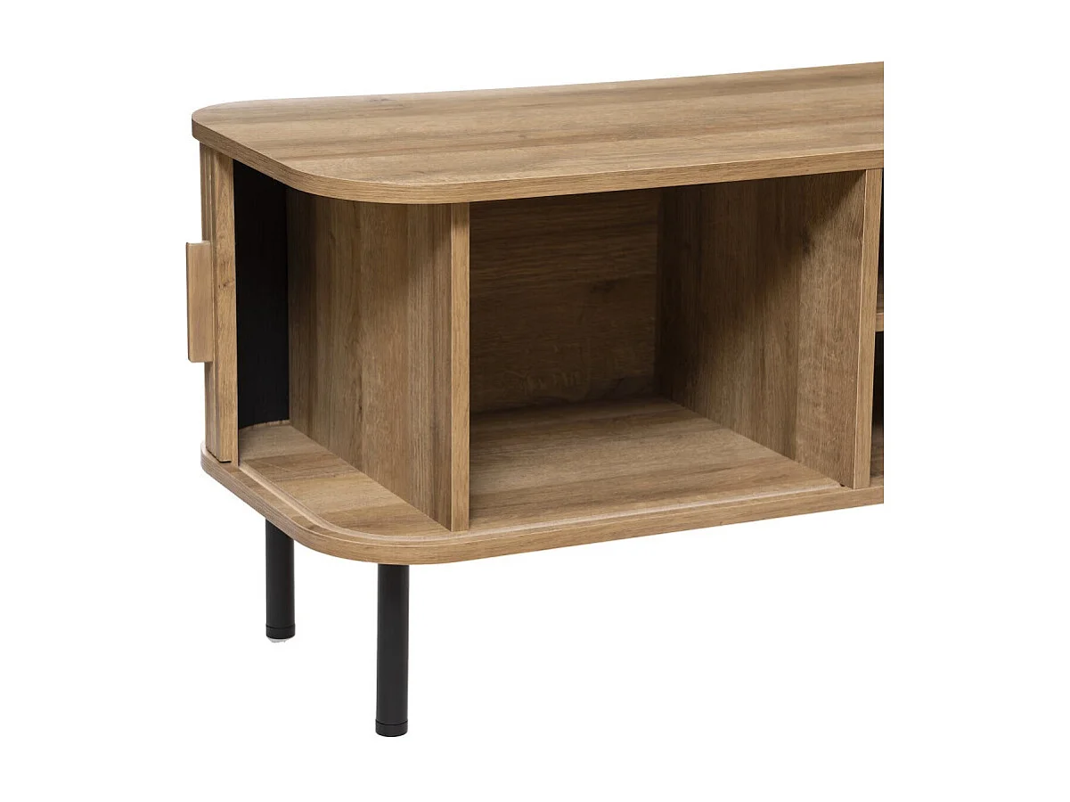 Meuble TV 2 Portes "Colva" 140cm Beige