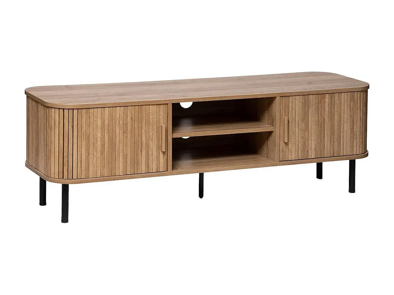 Meuble TV 2 Portes "Colva" 140cm Beige