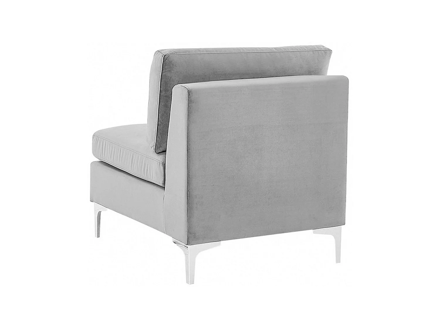 1-Seat Section EVJA Grey Velvet