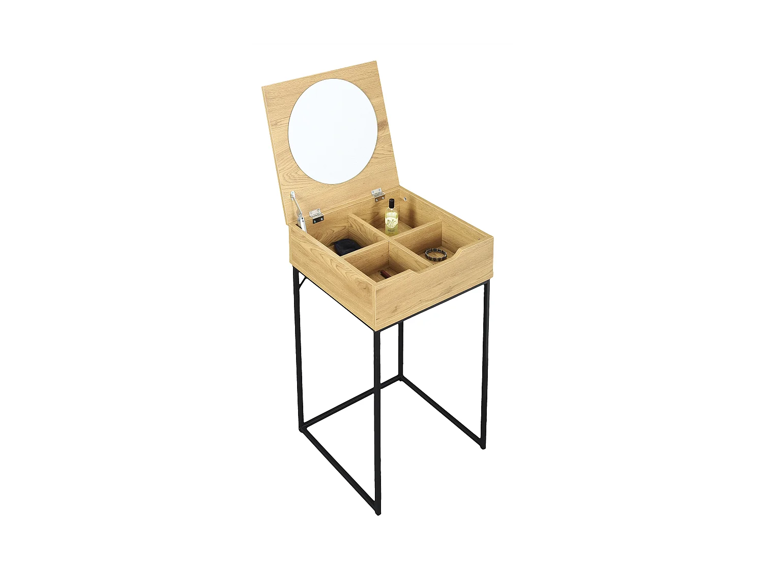 Coiffeuse Abbott Bois Marron