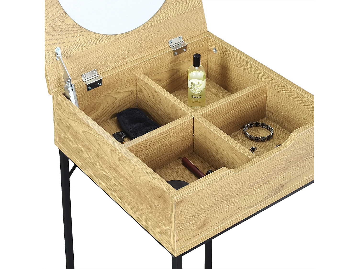 Coiffeuse Abbott Bois Marron