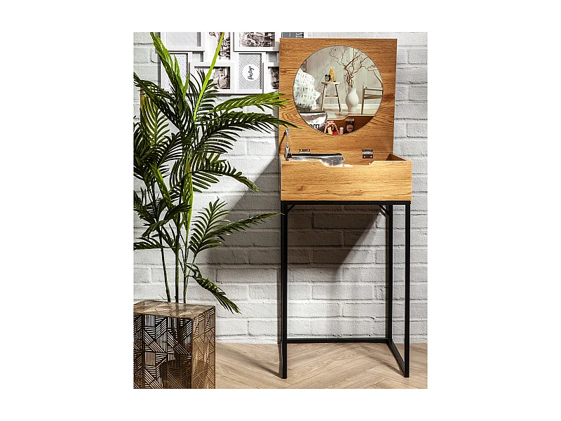 Coiffeuse Abbott Bois Marron