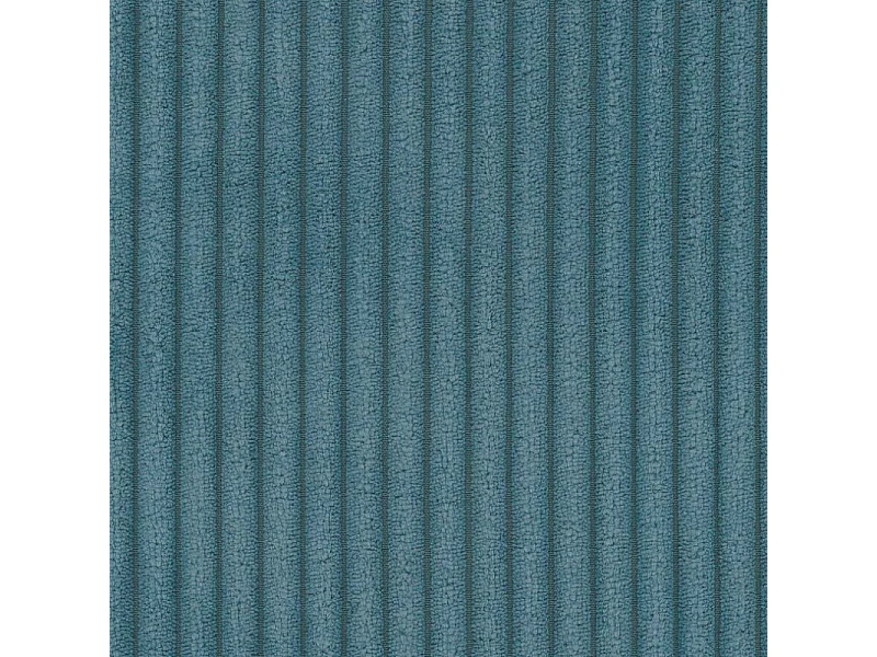 Canapé 2 places Isla velours côtelé bleu