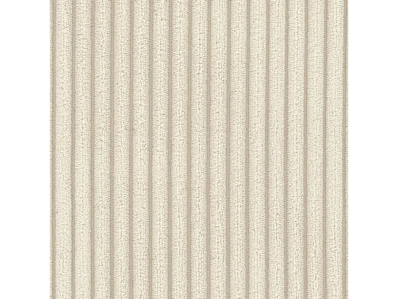 Canapé angle droit velours côtelé beige Isla