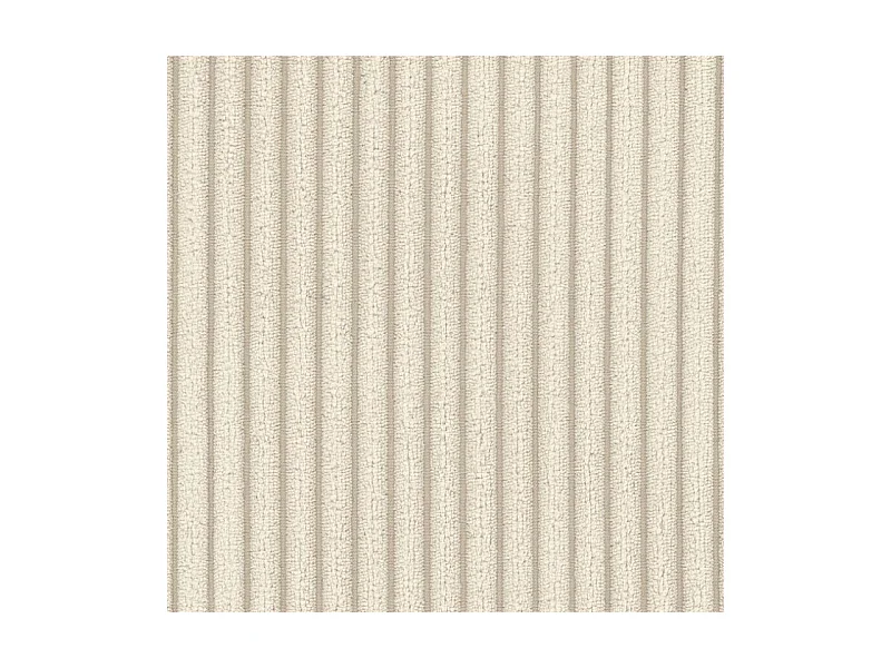 Canapé angle gauche velours côtelé beige Isla