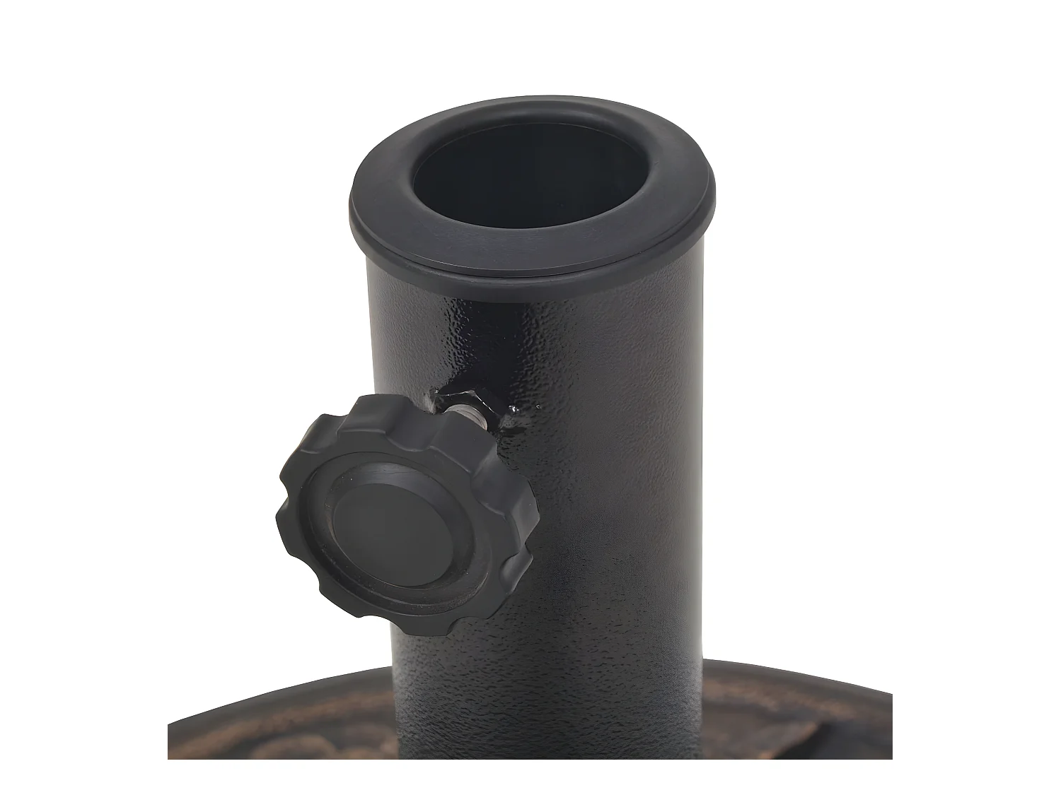 Base redonda do guarda-sol em resina diâmetro 38 e 48 mm bronze 9 kg 2202076