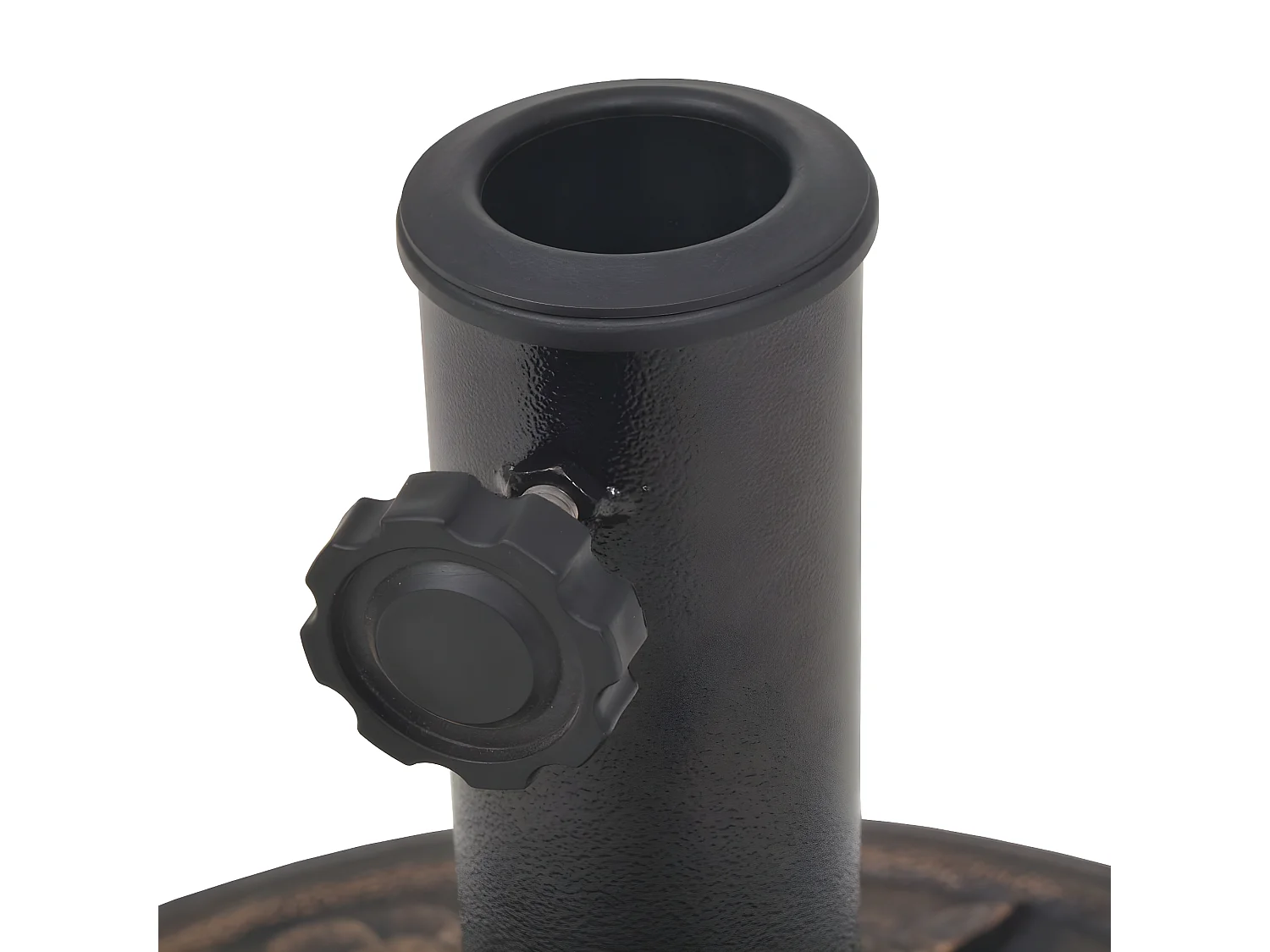 Socle de parasol résine résine bronze 45.5 x 45.5 x 34 cm 2202076