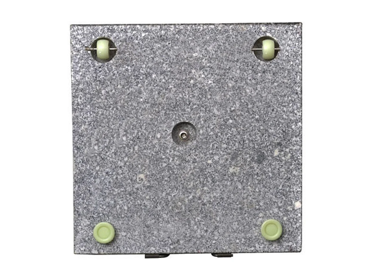 Base para parasol granito pulido 30 kg con ruedas + mango 38 a 48 mm gris 2202026/2