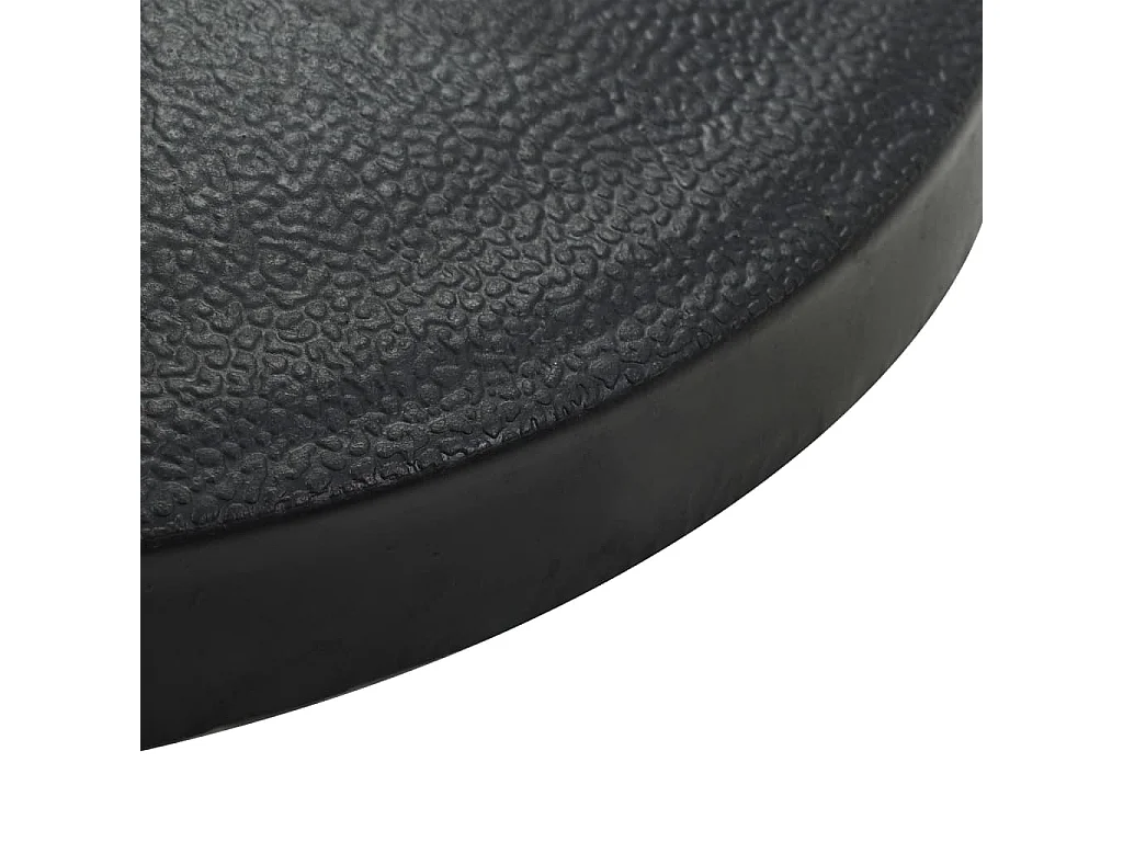Base de guarda-sol semi-redonda em resina diâmetro 38 e 48 mm 15 kg preto 2202093