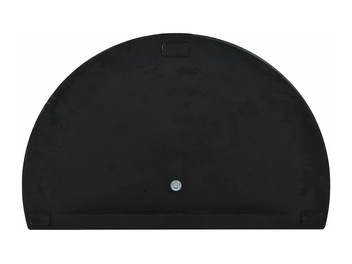 Base de guarda-sol semi-redonda em resina diâmetro 38 e 48 mm 15 kg preto 2202093