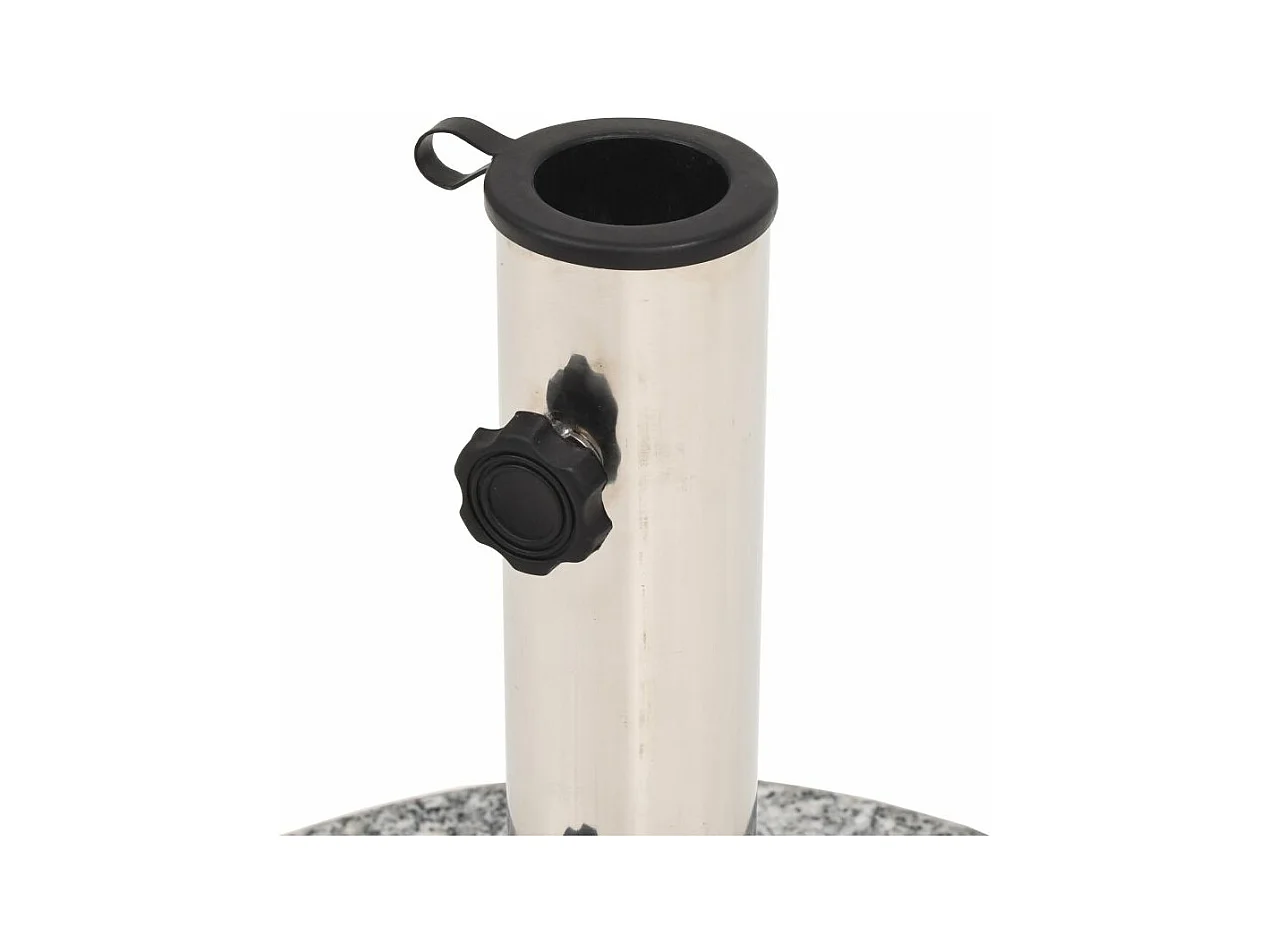 Base base granito base parasol redondo tubo acero inoxidable 22 kg 2202092