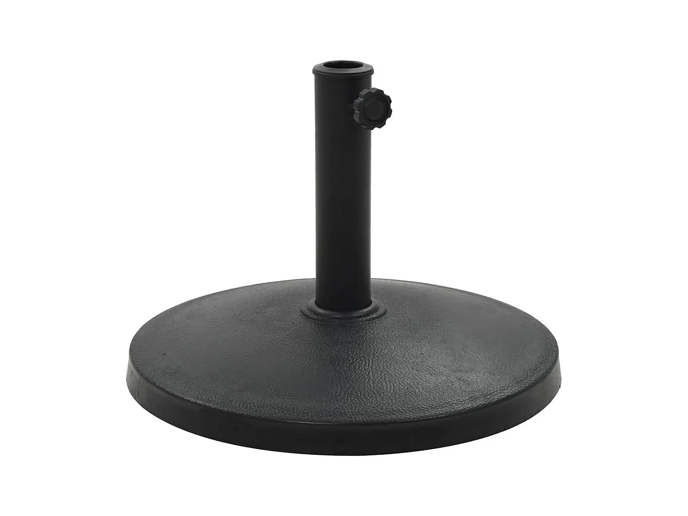 Pied base socle rond résine noire 44.5 x 44.5 x 33 cm 2202081