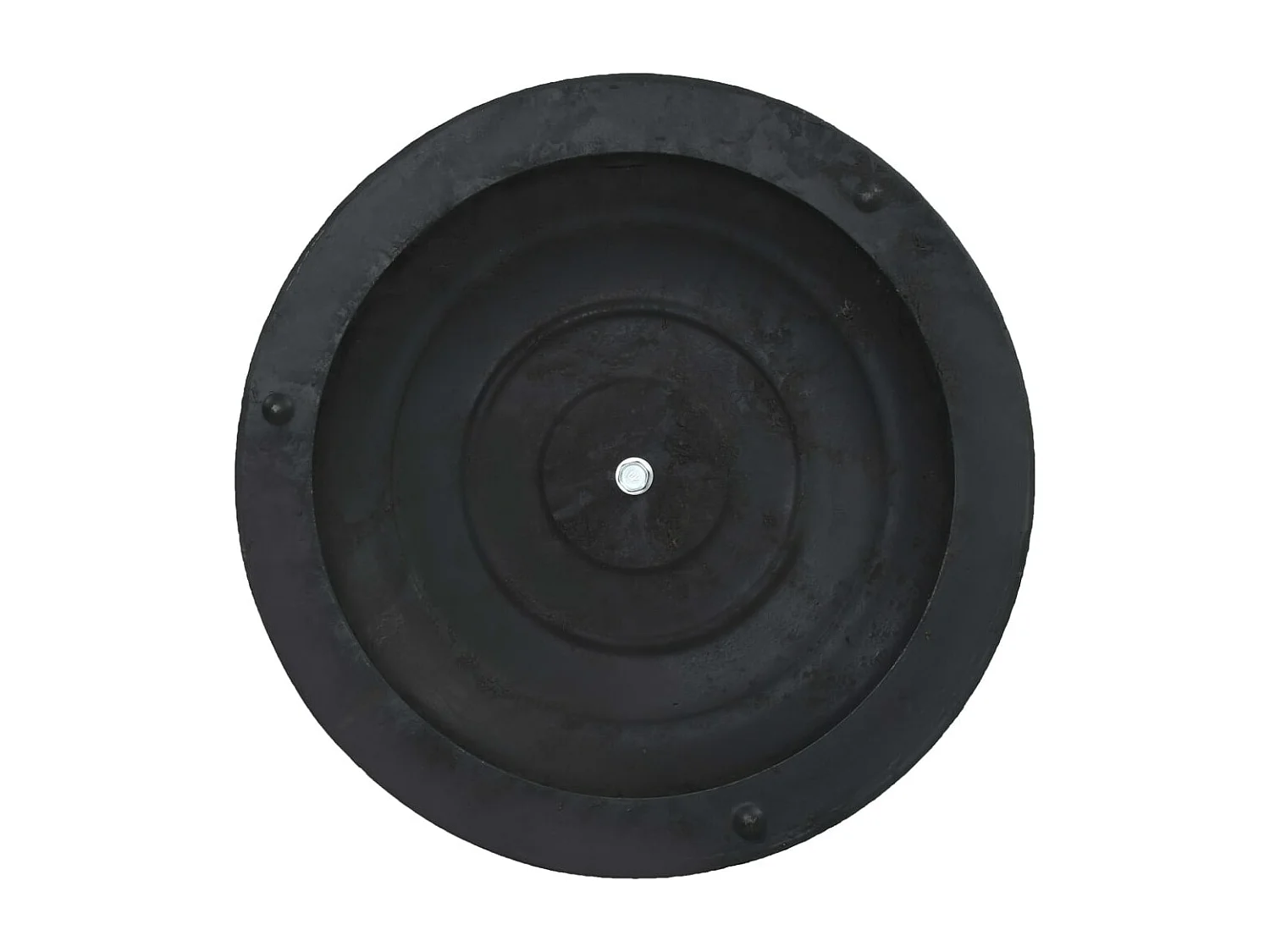 Base base redonda de resina para guarda-sol diâmetro 38 e 48 mm 10 kg preto 2202081